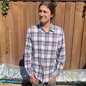 J. Crew Summer Plaid Button Up